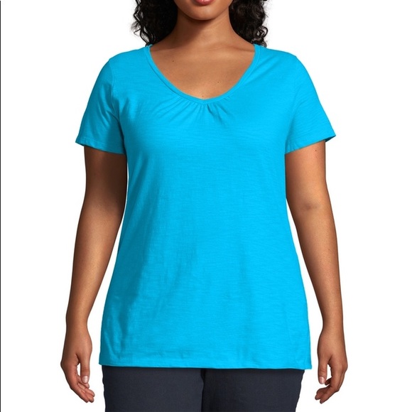 Just My Size Tops - JMS 👕 Just My Size blue cotton tee 3X